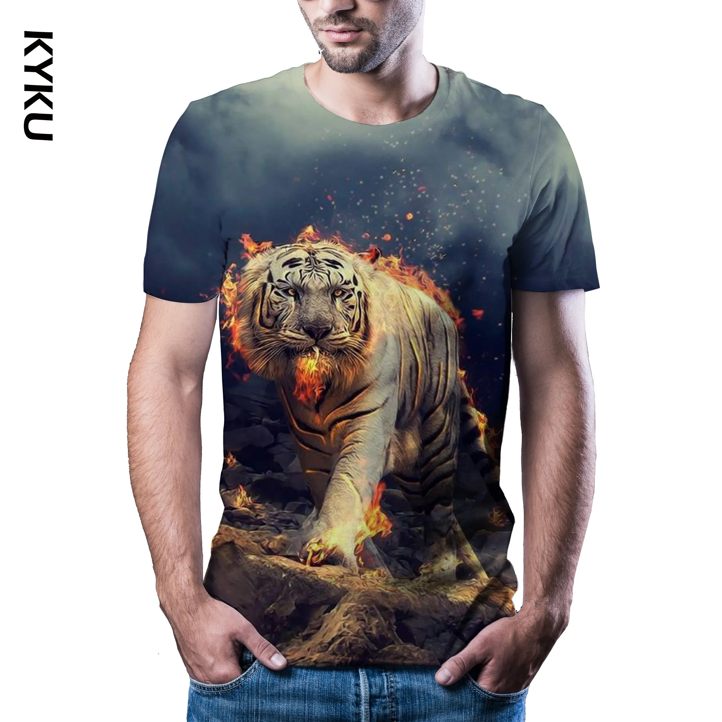 2020 new men's tiger T-shirt print summer animal nature T-shirt brand T-shirt large size fashion short sleeve shirtXXS 6XL
2020 new men's tiger T-shirt print summer animal nature T-shirt brand T-shirt large size fashion short sleeve shirtXXS 6XL