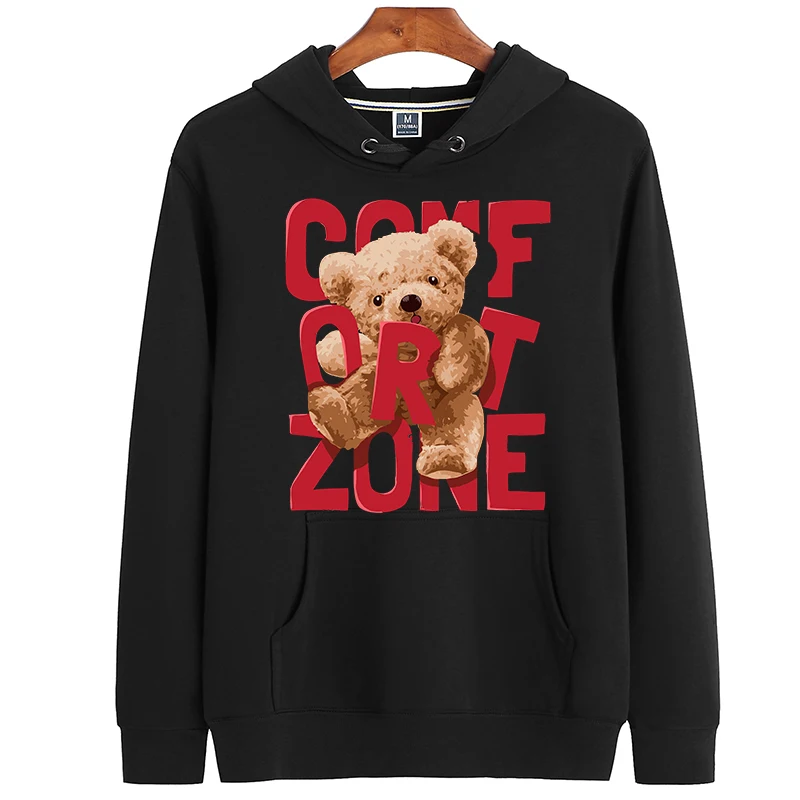 100% Cotton Letter Bear Hoodie Women Winter Long-sleeved Sweater Loose Pullover Oversized Hoodie Men's And Women's Tops S-4XL
100% Cotton Letter Bear Hoodie Women Winter Long-sleeved Sweater Loose Pullover Oversized Hoodie Men's And Women's Tops S-4XL
