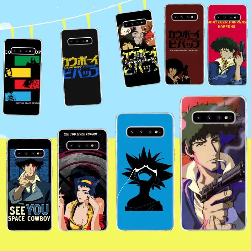 Мягкий черный чехол для телефона PENGHUWAN Cowboy Bebop See You Space из ТПУ Samsung S9 plus S5 S6 S7 edge S8 S10