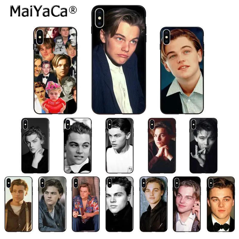 Чехол для телефона MaiYaCa leonardo dicaprio young Customer высокого качества iPhone 5 5Sx 6 7 7plus 8 8Plus X XS MAX