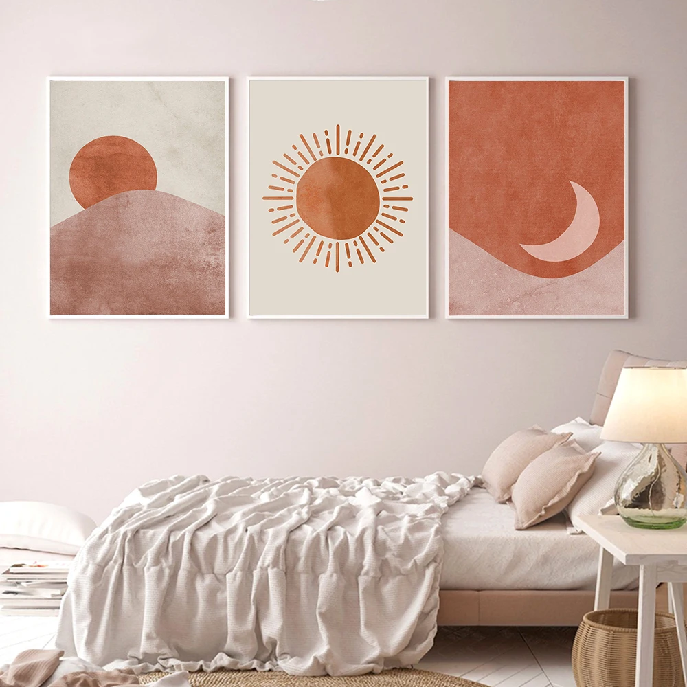 Morandi Abstract Landscape Sun and Moon Scene Canvas Prints Painting Wall Art Picture Poster for Living Room Home Decor No Frame
Morandi Abstract Landscape Sun and Moon Scene Canvas Prints Painting Wall Art Picture Poster for Living Room Home Decor No Frame