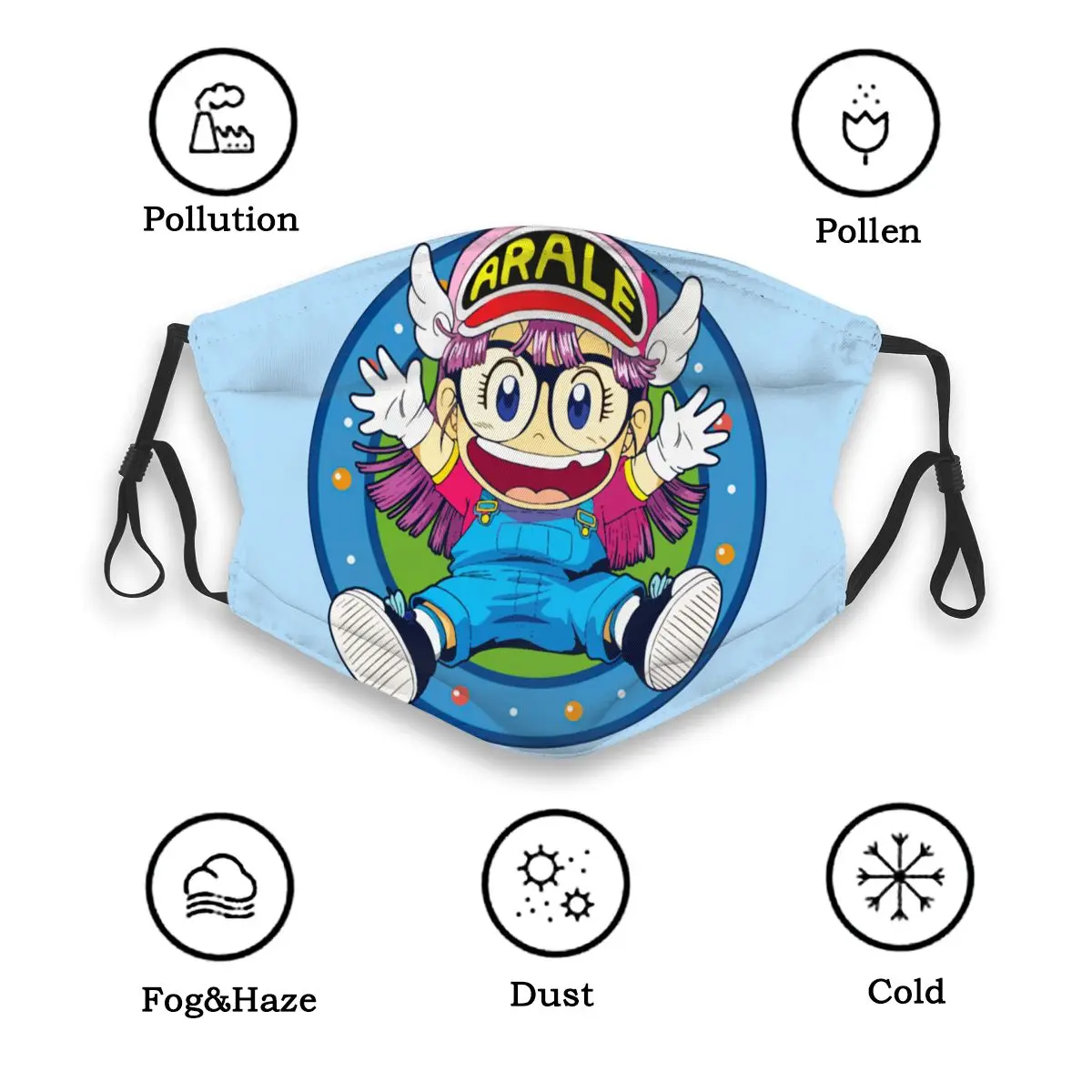 Dr. Slump Child Reusable Mouth Face Mask Arale Norimaki Dustproof Mask Protection Cover Respirator Mouth Muffle
Dr. Slump Child Reusable Mouth Face Mask Arale Norimaki Dustproof Mask Protection Cover Respirator Mouth Muffle