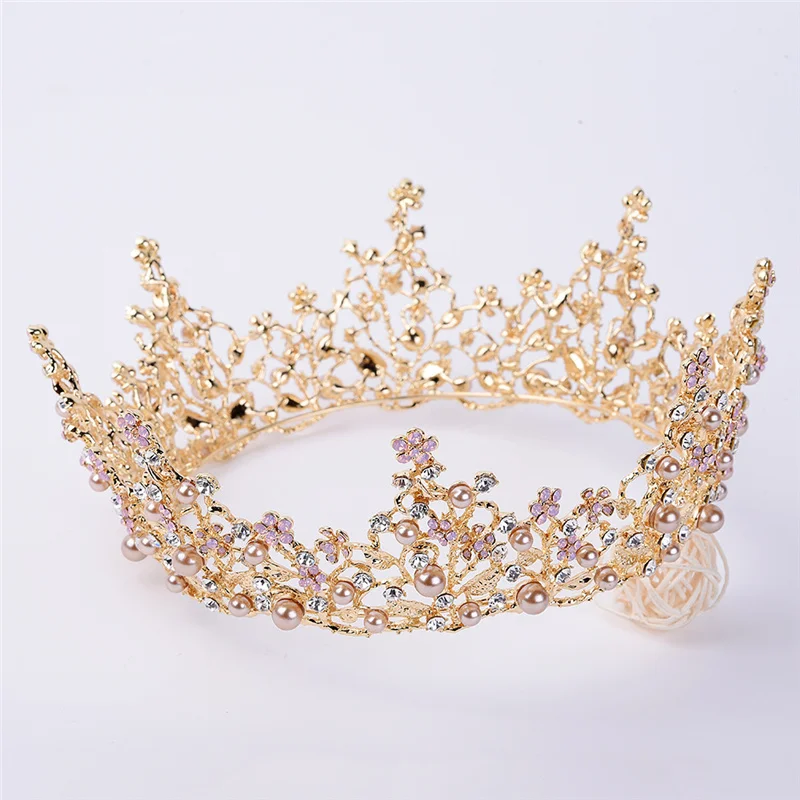 Flower Circle Royal Queen King Crowns Bride Diadem Headdress Banquet Tiaras Prom Pageant Party Wedding Crown Hair Jewelry
Flower Circle Royal Queen King Crowns Bride Diadem Headdress Banquet Tiaras Prom Pageant Party Wedding Crown Hair Jewelry