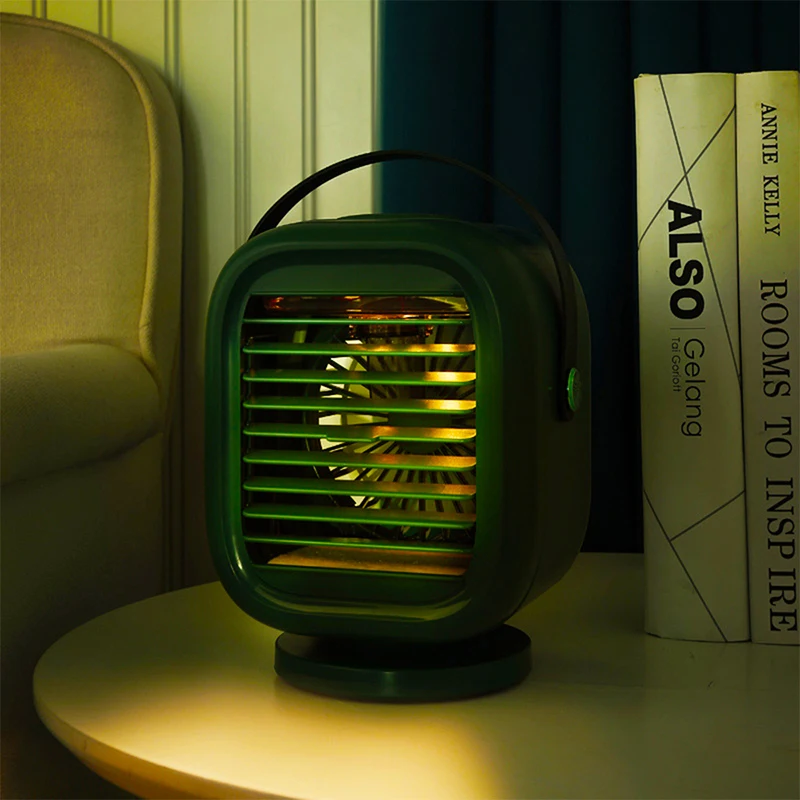 Air Cooler Fan Mini Desktop Air Conditioner With Night Light USB Water Cooling Fan Humidifier Purifier For Office Bedroom Summer
Air Cooler Fan Mini Desktop Air Conditioner With Night Light USB Water Cooling Fan Humidifier Purifier For Office Bedroom Summer