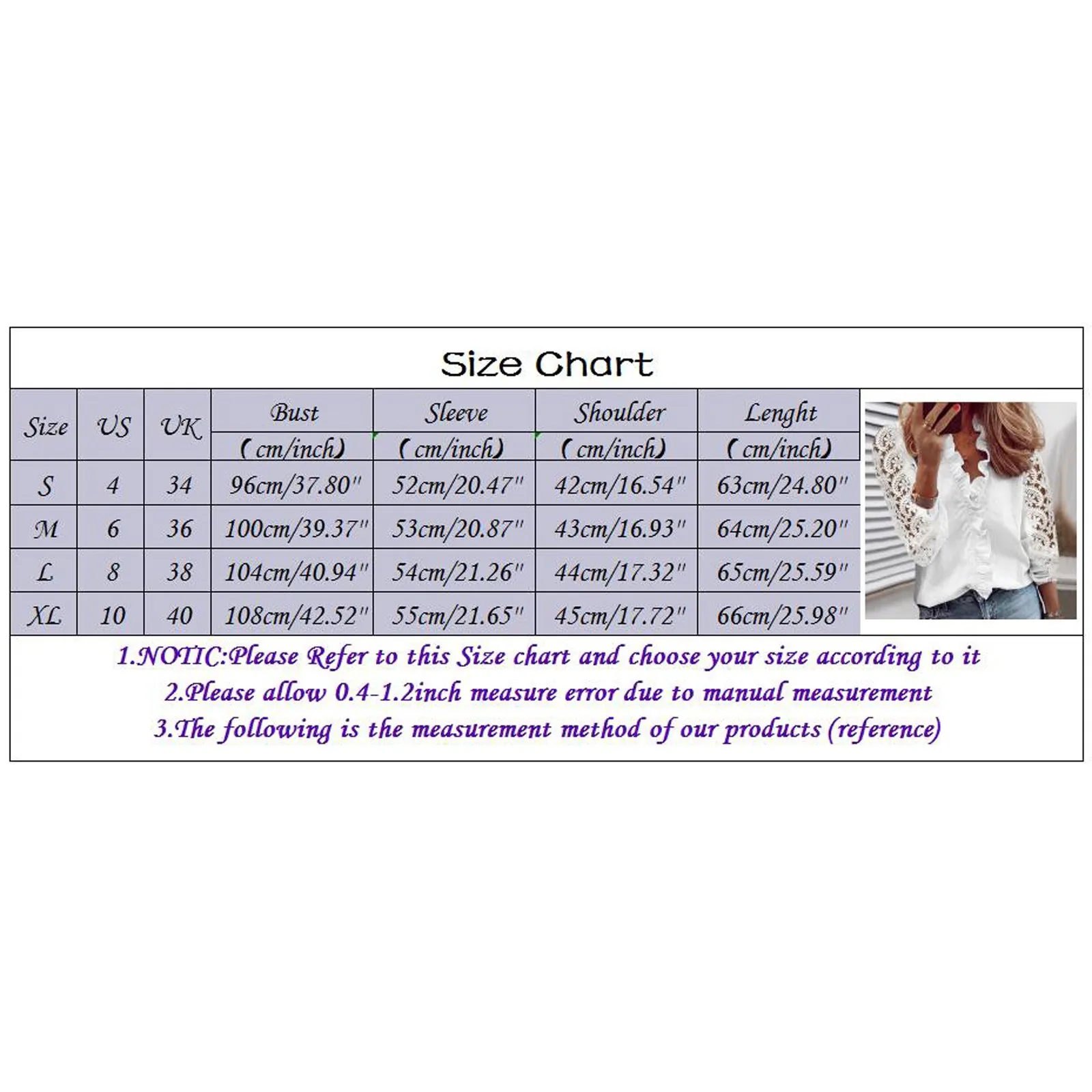 Solid Lace Hollow Full Sleeves T-shirt Fashion Tops For Women Ruffle V Neck Top Office Shirts Long Sleeve Tees Spring Pullover 
Solid Lace Hollow Full Sleeves T-shirt Fashion Tops For Women Ruffle V Neck Top Office Shirts Long Sleeve Tees Spring Pullover