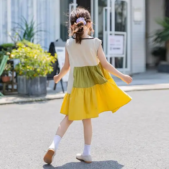 Girl Summer Dress Big Children Students Sleeveless Vest Dress Kids Cute Princess Party Dress Big Girls Loose Casual Dresses
Girl Summer Dress Big Children Students Sleeveless Vest Dress Kids Cute Princess Party Dress Big Girls Loose Casual Dresses
