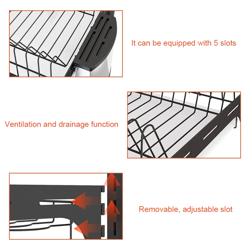 304 Stainless Steel Kitchen Dish Rack Plate Cutlery Dish Cup Drainer Drying Rack Kitchen Wall Mount Organizer Storage Holder
304 Stainless Steel Kitchen Dish Rack Plate Cutlery Dish Cup Drainer Drying Rack Kitchen Wall Mount Organizer Storage Holder