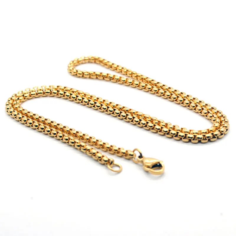 2.5MM 3MM Gold Black Silver Color Stainless Steel Link Chains For Hip Hop Pendant Necklaces Women Men Party Jewelry Accessories
2.5MM 3MM Gold Black Silver Color Stainless Steel Link Chains For Hip Hop Pendant Necklaces Women Men Party Jewelry Accessories