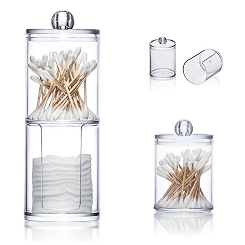 Storage Box Acrylic Multifunctional Round Qtip Storage Box Container Cosmetic Makeup Cotton Pad Organizer Jewelry Holder Candy
Storage Box Acrylic Multifunctional Round Qtip Storage Box Container Cosmetic Makeup Cotton Pad Organizer Jewelry Holder Candy