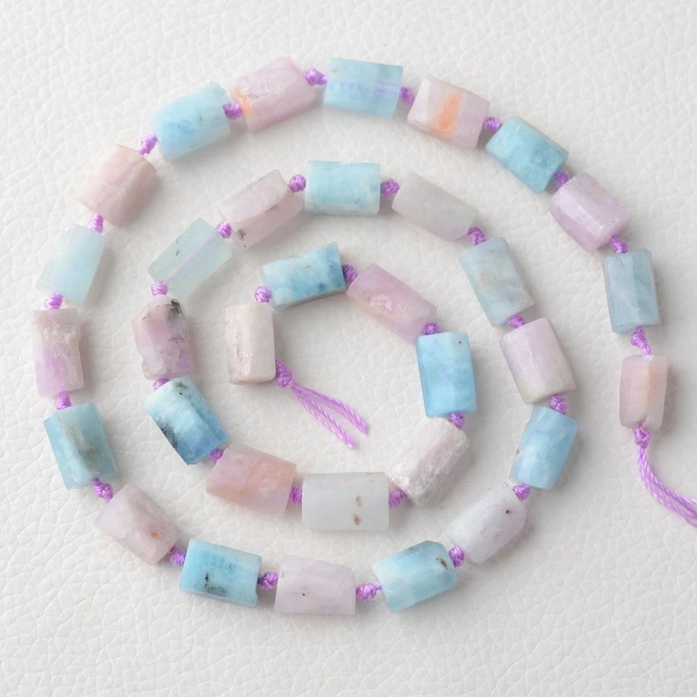 Natural Genuine Raw Mineral Blue Pink Aquamarine Beryl Morganite Nugget Free Form Loose Rough Matte Faceted Beads
Natural Genuine Raw Mineral Blue Pink Aquamarine Beryl Morganite Nugget Free Form Loose Rough Matte Faceted Beads