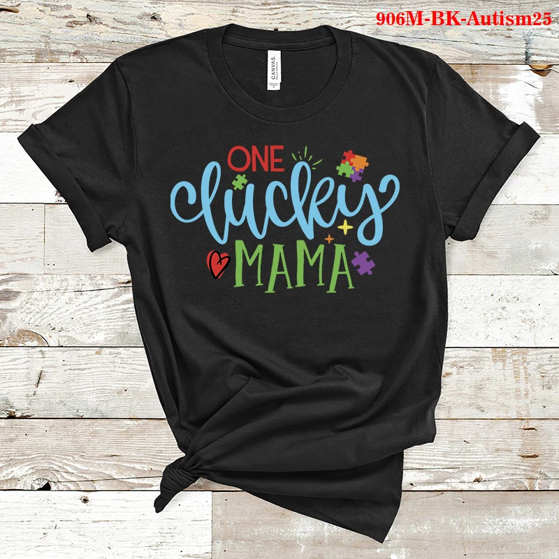 New Women's Fashion Autism Seeing The World Differently Shirt Autism T-Shirt One Lucky Mama T Shirts Casual Tee Vintage T Shirt
New Women's Fashion Autism Seeing The World Differently Shirt Autism T-Shirt One Lucky Mama T Shirts Casual Tee Vintage T Shirt
