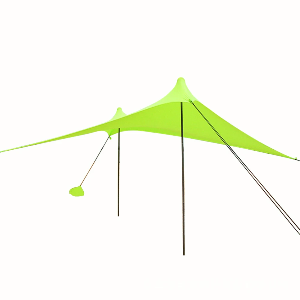 210 * 170 cm / 6.9 * 5.6 ft Beach Tent Sun Shelter with Sandbags for Camping Fishing Hiking Backyard Beach Park
210 * 170 cm / 6.9 * 5.6 ft Beach Tent Sun Shelter with Sandbags for Camping Fishing Hiking Backyard Beach Park