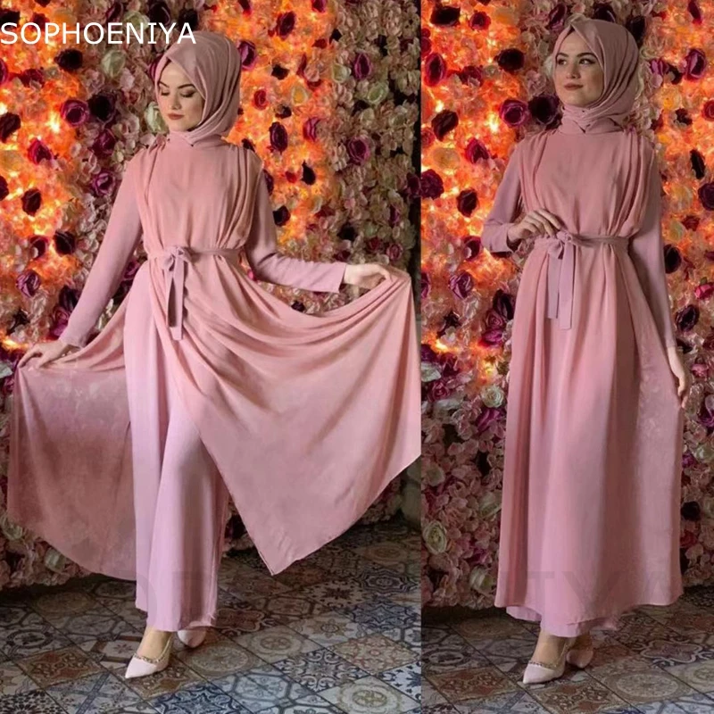 New Arrival High Neck Long sleeve evening dresses 2023 Chiffon Caftan Dubai Muslim dress women Evening gown Robes de soirée
New Arrival High Neck Long sleeve evening dresses 2023 Chiffon Caftan Dubai Muslim dress women Evening gown Robes de soirée