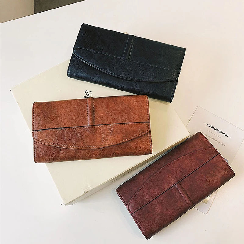 Trifold Wallet Women Long PU Leather Female Clutch Purse Hasp Female Phone Bag Girl Card Holder Elegant Pouch
Trifold Wallet Women Long PU Leather Female Clutch Purse Hasp Female Phone Bag Girl Card Holder Elegant Pouch