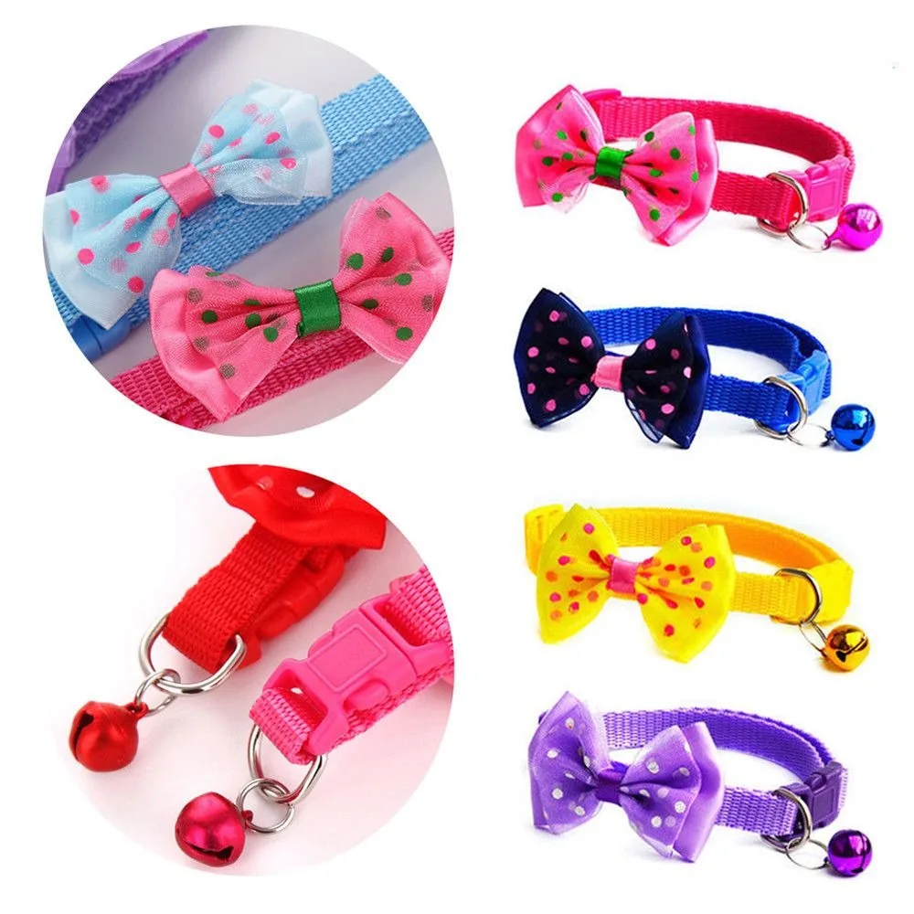 Puppy Fashion Adjustable Cute Necktie Dog Cat Pet Collar Nylon Bell Kitten Candy Color 1pc New Bow Tie Bowknot Likesome
Puppy Fashion Adjustable Cute Necktie Dog Cat Pet Collar Nylon Bell Kitten Candy Color 1pc New Bow Tie Bowknot Likesome
