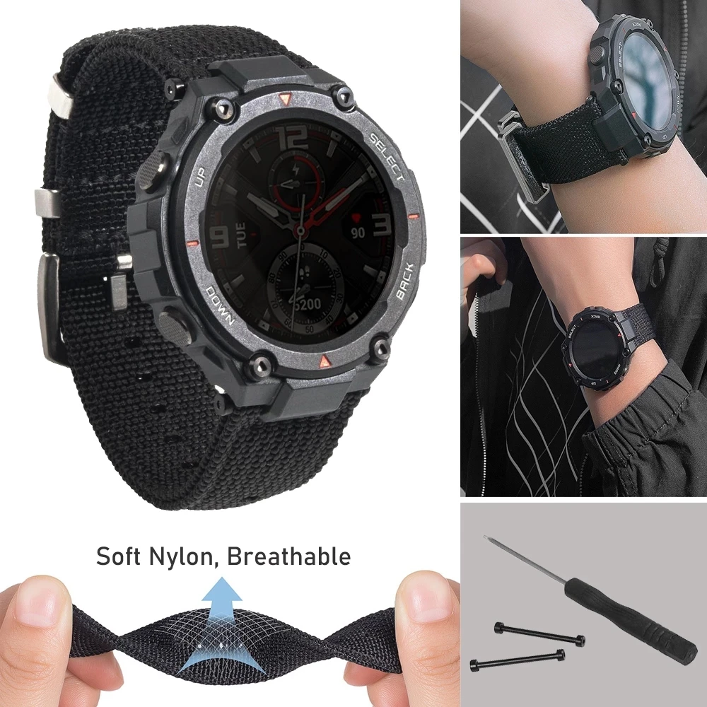 Дышащий нейлон НАТО ремешок для смарт-браслета Amazfit T-REX парусиновым ремешком ремешок для наручных часов Xiaomi Huami Amazfit T-Rex в парк развлечений бр...
Дышащий нейлон НАТО ремешок для смарт-браслета Amazfit T-REX парусиновым ремешком ремешок для наручных часов Xiaomi Huami Amazfit T-Rex в парк развлечений бр...