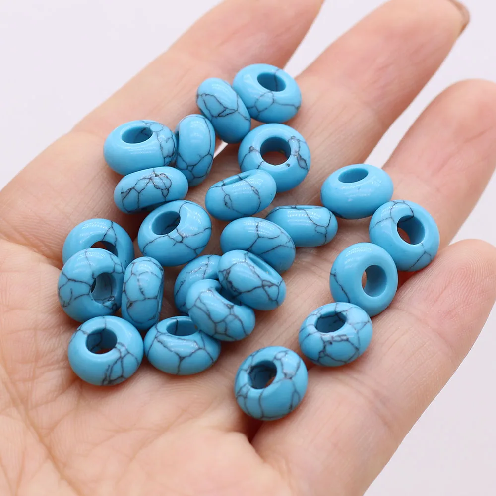 10PCS Natural Stone Blue Turquoise Abacus Big Hole Bead4MM For Jewelry Making DIYNecklace Earring Healing Accessories Gift Decor
10PCS Natural Stone Blue Turquoise Abacus Big Hole Bead4MM For Jewelry Making DIYNecklace Earring Healing Accessories Gift Decor