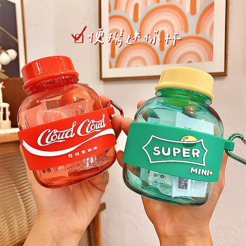 350ML Creative Cola Drink Water Bottle Portable Plastic Cup Cute Mini Bucket Bottles Outdoor Sport Drinking Water Bottle Gift
350ML Creative Cola Drink Water Bottle Portable Plastic Cup Cute Mini Bucket Bottles Outdoor Sport Drinking Water Bottle Gift