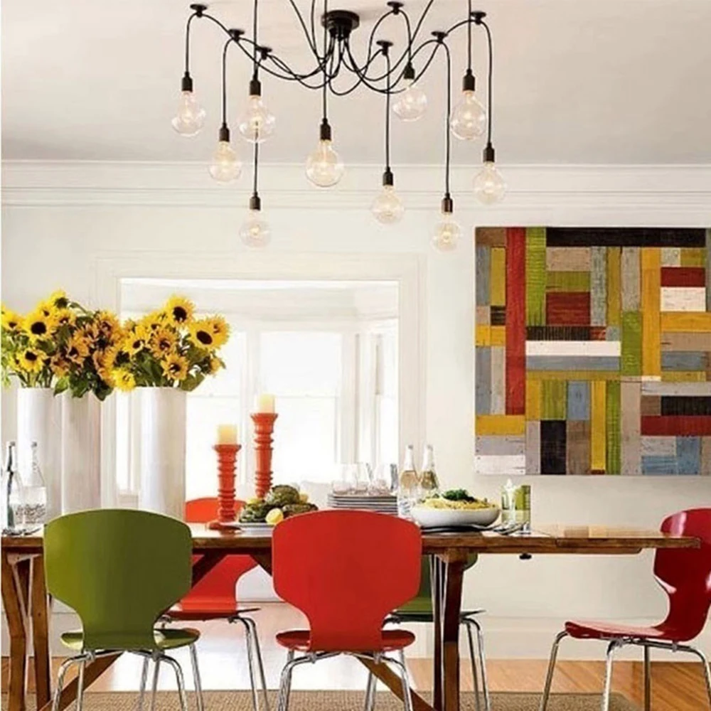 Sturdy Spider Chandelier Study Durable Restaurant Light Home Office Retro Lamp C Chandelier Decoration for Living Room Bedroom
Sturdy Spider Chandelier Study Durable Restaurant Light Home Office Retro Lamp C Chandelier Decoration for Living Room Bedroom