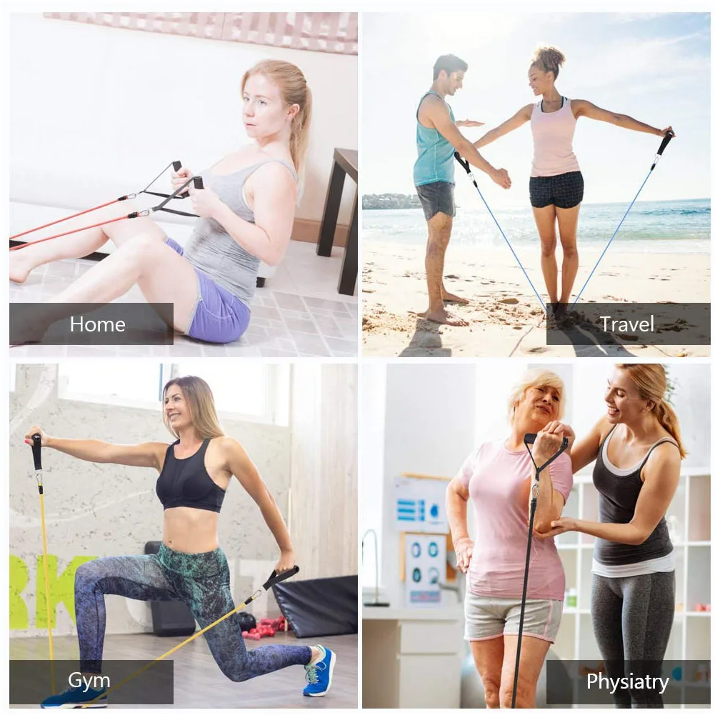 11Pcs Portable Elastic Bands Exercise Pull Rope Resistance Bands Set Exercise Home Workouts Equipment for Exercise
11Pcs Portable Elastic Bands Exercise Pull Rope Resistance Bands Set Exercise Home Workouts Equipment for Exercise