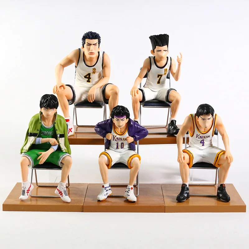 5pcs/set Slam Dunk Akira Sendoh Kiyota Nobunaga Fujima Kenji Shinichi Maki Uozumi Jun Figure PVC Model Toys Anime Figurine
5pcs/set Slam Dunk Akira Sendoh Kiyota Nobunaga Fujima Kenji Shinichi Maki Uozumi Jun Figure PVC Model Toys Anime Figurine