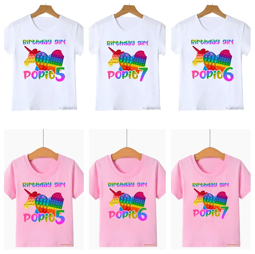 Kawaii Unicorn Popsicle T-Shirt 5 6 7 8 9 Happy Birthday T Shirt Birthday Gift Pop It Baby Boys Clothes Girl Tshirt Tees Top
Kawaii Unicorn Popsicle T-Shirt 5 6 7 8 9 Happy Birthday T Shirt Birthday Gift Pop It Baby Boys Clothes Girl Tshirt Tees Top
