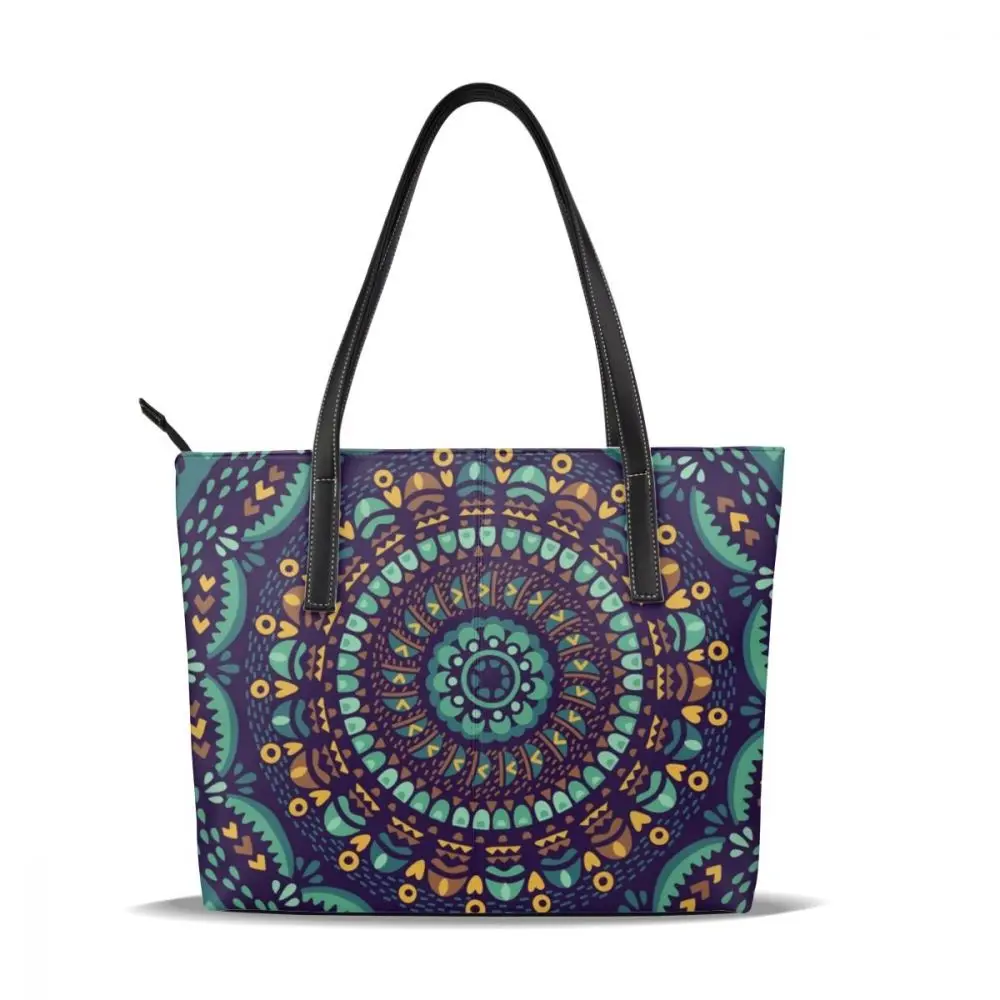 Mandala Handbag Mandala Top-handle Bags Teen Womens Leather Tote Bag Print University Women Handbags
Mandala Handbag Mandala Top-handle Bags Teen Womens Leather Tote Bag Print University Women Handbags