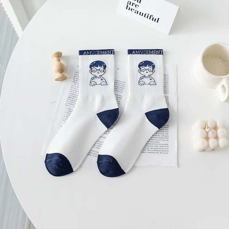 2021 New Style Men Socks Women's Four Seasons Cotton Cartoon Kawaii Cute Fashion Harajuku Funny Boy Girl Long Korean Socks
2021 New Style Men Socks Women's Four Seasons Cotton Cartoon Kawaii Cute Fashion Harajuku Funny Boy Girl Long Korean Socks