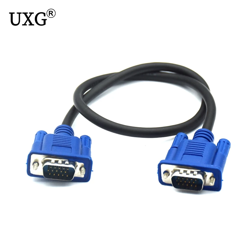 

3M VGA Cable Male To Male Female Braided Shielding High Premium HDTV VGA Computer Tv Display Signal Short Cable 0.3m/0.5m 3m