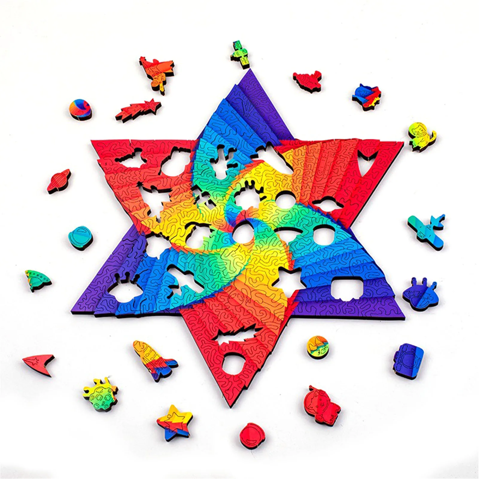 Jigsaw Puzzle Brain Teaser Rainbow Butterfly Apple Irregular Unique Shape Puzzles Gift For Adults Children agreeable
Jigsaw Puzzle Brain Teaser Rainbow Butterfly Apple Irregular Unique Shape Puzzles Gift For Adults Children agreeable