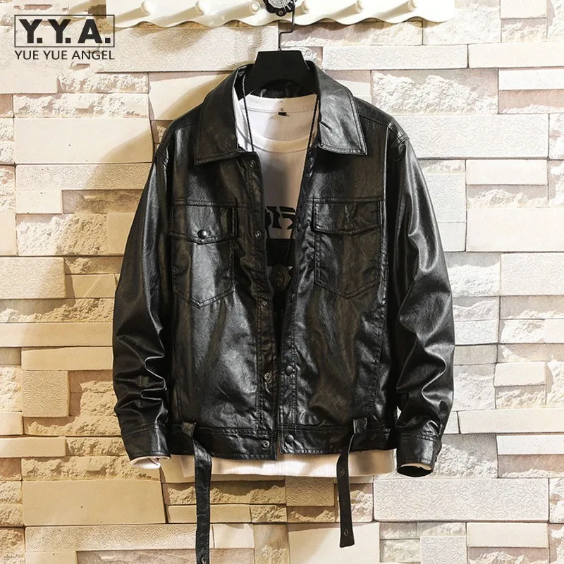 Plus Size 5XL Mens Loose Fit Pu Leather Jacket Fashion Single Breasted Faux Leather Motorcycle Biker Coat Fleece Lining Jacket
Plus Size 5XL Mens Loose Fit Pu Leather Jacket Fashion Single Breasted Faux Leather Motorcycle Biker Coat Fleece Lining Jacket