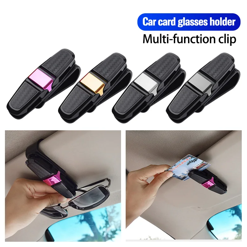 FONKEN Car Eyeglass Holder Glasses Card Storage Clip For Auto Sun visor Interior Organize Accessories Car Sunglasses Holder
FONKEN Car Eyeglass Holder Glasses Card Storage Clip For Auto Sun visor Interior Organize Accessories Car Sunglasses Holder