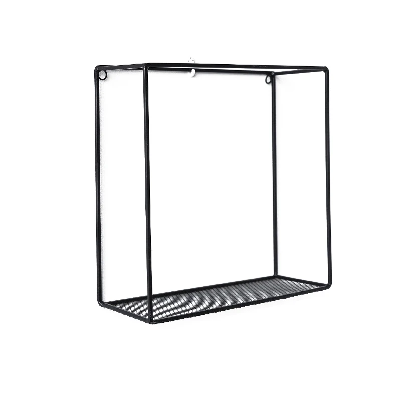 Wall Hanging Storage Rack Simple Wrought Iron Grid Wall Shelf Nordic Home Wall Hanging Hooks Storage Rack Holders 
Wall Hanging Storage Rack Simple Wrought Iron Grid Wall Shelf Nordic Home Wall Hanging Hooks Storage Rack Holders