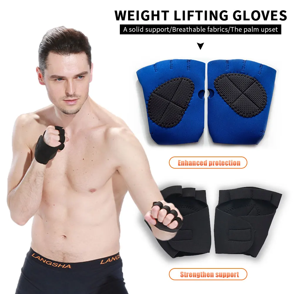 Weightlifting Palm Dumbbell Grip Pad Unisex Non-slip Weight Cross Training Gloves Gym Exercise Fitness Sports Handguards
Weightlifting Palm Dumbbell Grip Pad Unisex Non-slip Weight Cross Training Gloves Gym Exercise Fitness Sports Handguards