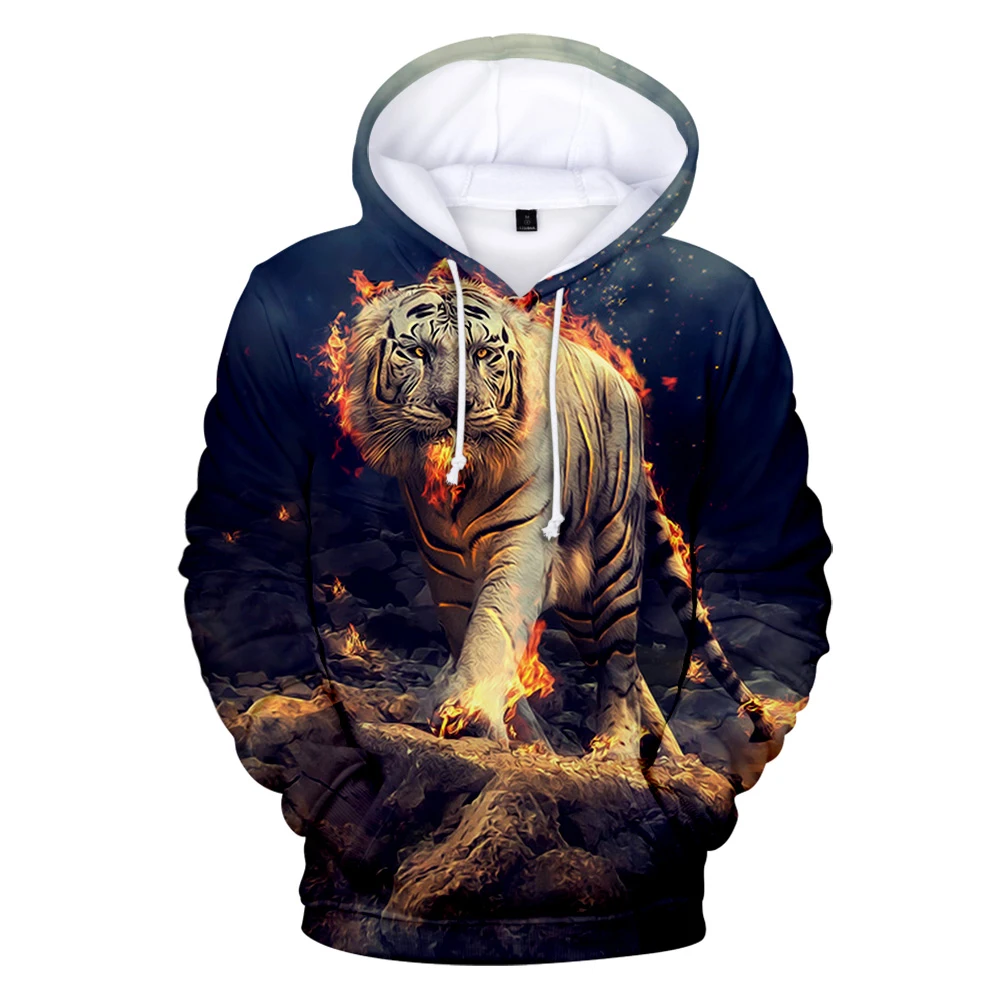 3D Hoodie Beast Wolf hoodie sweatshirt Hip Hop 3D Print Spring Autumn Tracksuits Wild Animal Hoodies Casual Hoodie Pullovers