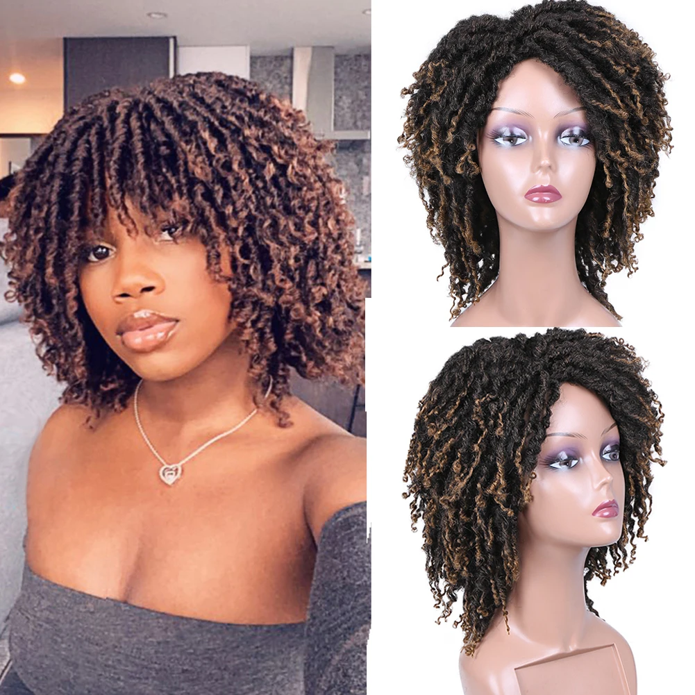 Парик FAVE Dreadlock, Короткие парики без косточек, парики для чернокожих и белых женщин и мужчин, афро вьющиеся синтетические черные коричневые т...
Парик FAVE Dreadlock, Короткие парики без косточек, парики для чернокожих и белых женщин и мужчин, афро вьющиеся синтетические черные коричневые т...