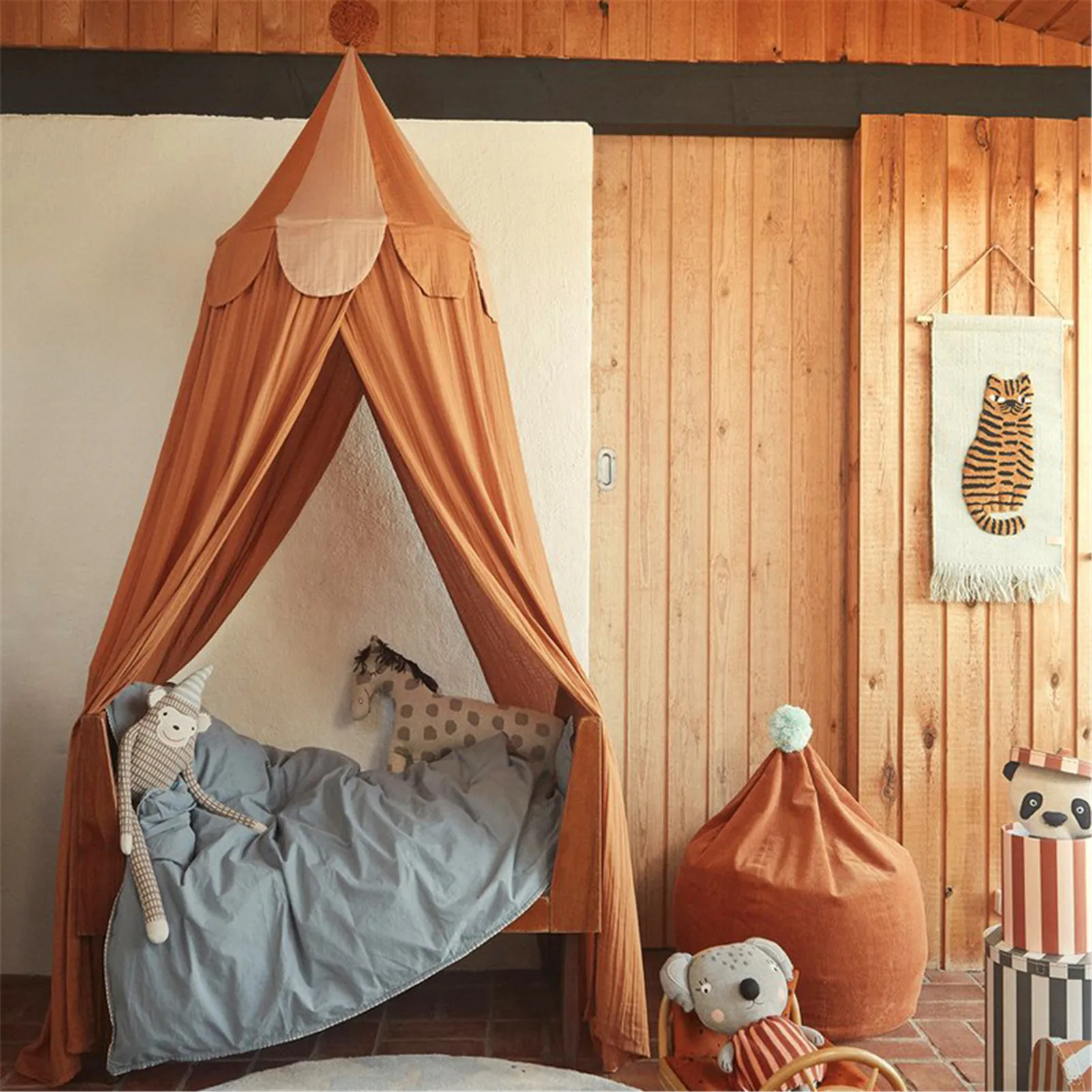 Kids Bed Canopy Bed Curtains Girl Princess Round Dome Canopy Baby Crib Cot Hanging Tent Children Play Tent House Room Decoration
Kids Bed Canopy Bed Curtains Girl Princess Round Dome Canopy Baby Crib Cot Hanging Tent Children Play Tent House Room Decoration