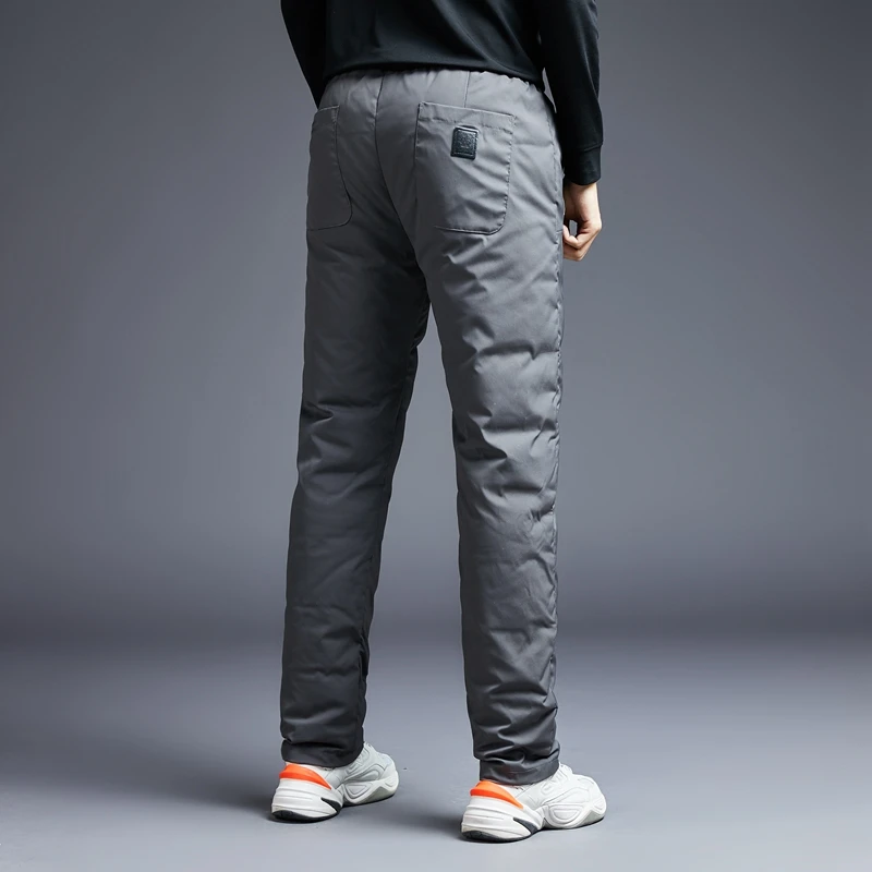 Winter Pants Men 90% White Duck Down Pants Male Quality Thick Warm Waterproof Snow Pants For Man Down Padded Trousers
Winter Pants Men 90% White Duck Down Pants Male Quality Thick Warm Waterproof Snow Pants For Man Down Padded Trousers