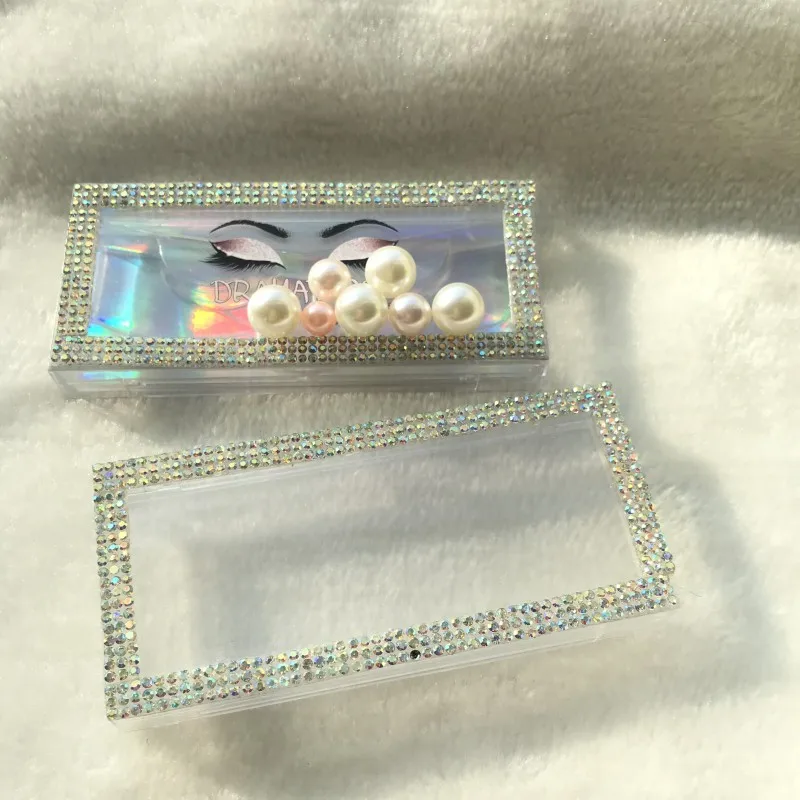 Rhinestone Lash Box with Print Logo Glitter Diamond Eyelashes Packaging with Lash Tray Inside Wholesale Lash Vendor
Rhinestone Lash Box with Print Logo Glitter Diamond Eyelashes Packaging with Lash Tray Inside Wholesale Lash Vendor