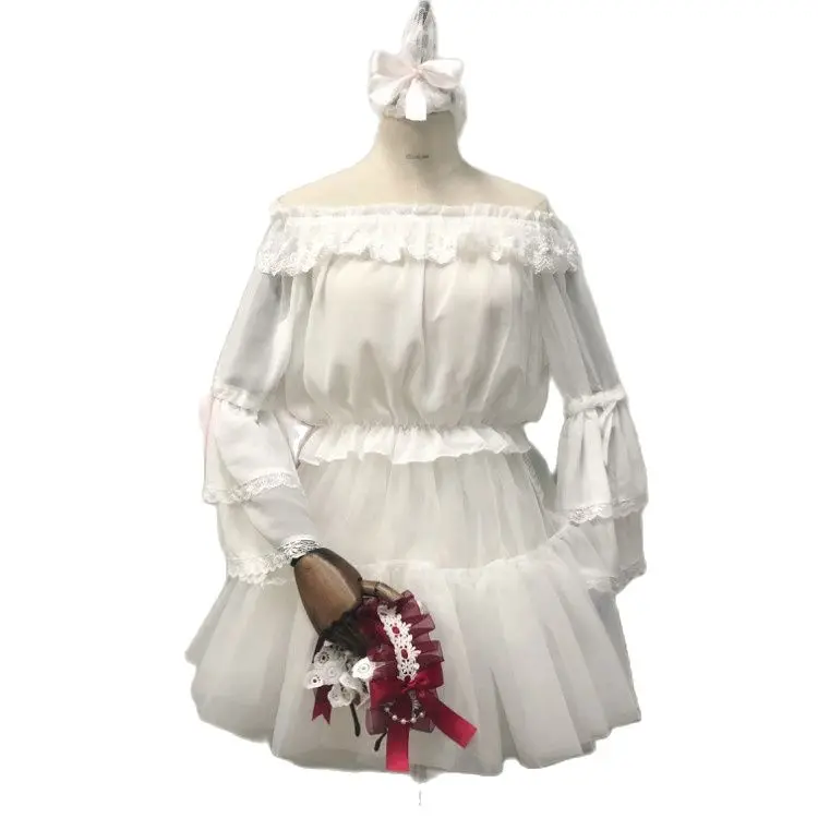 Lining Lace Chiffon Shirt Lolita Lolita Underwear Long Sleeve Base Shirt Western Style Immortal Blouses Summer
Lining Lace Chiffon Shirt Lolita Lolita Underwear Long Sleeve Base Shirt Western Style Immortal Blouses Summer