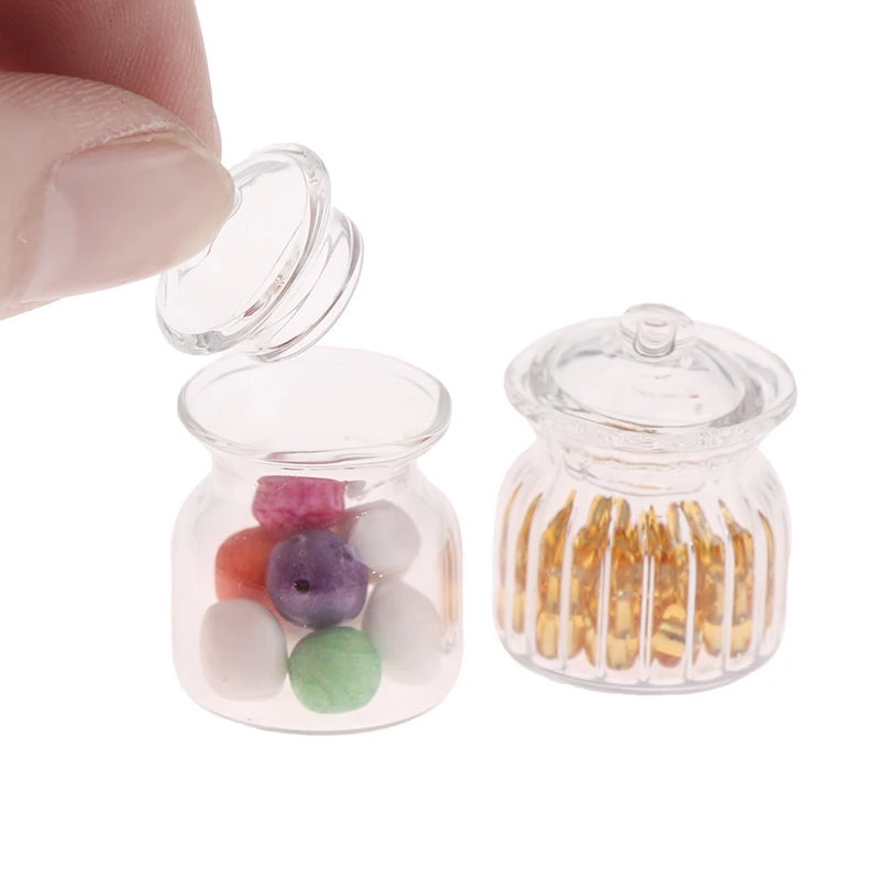 1:12 Dollhouse Miniature Glass Bottle Candy Jar Doll Kitchen Candy Bottle Model
1:12 Dollhouse Miniature Glass Bottle Candy Jar Doll Kitchen Candy Bottle Model