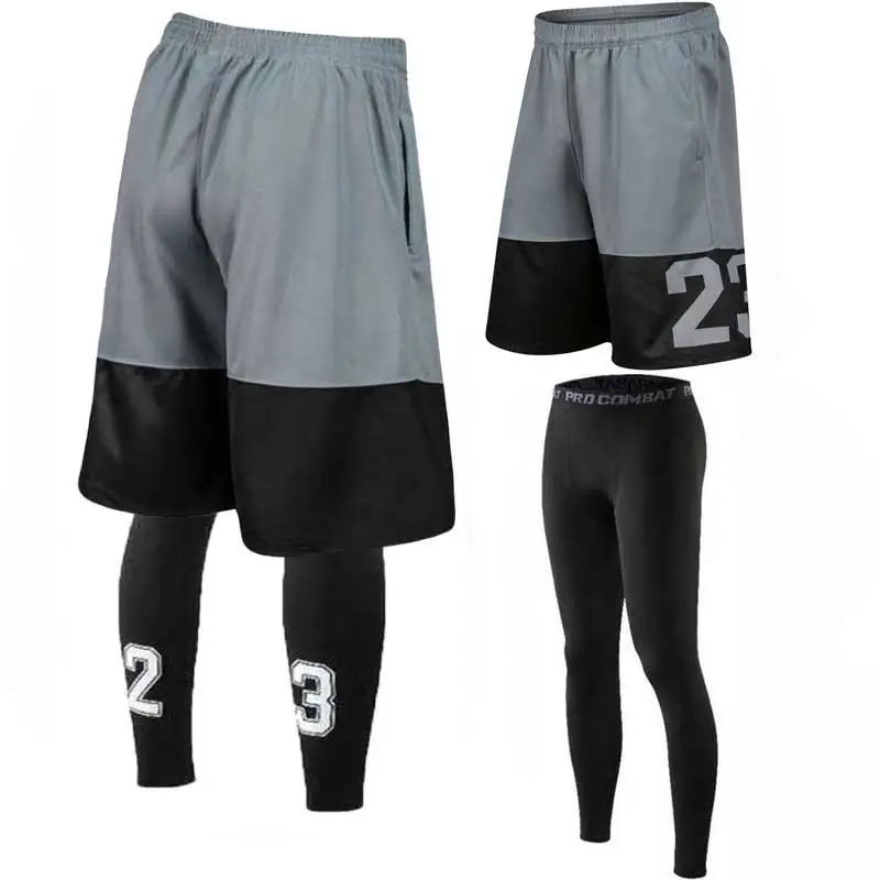 Men Basketball Sets Sport Gym QUICK-DRY Workout Shorts Tights Male Soccer Exercise Hiking Running Fitness Suit Tracksuits
Men Basketball Sets Sport Gym QUICK-DRY Workout Shorts Tights Male Soccer Exercise Hiking Running Fitness Suit Tracksuits