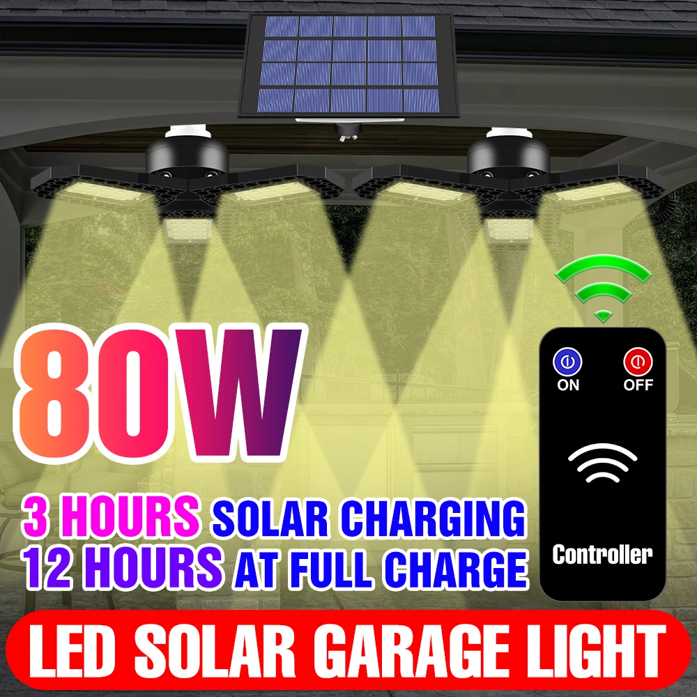 LED Solar Light Outdoors Street Lamp IP65 Waterproof Spotlights 60W 80W LED Solar Powered Bulbs For Garden Landscape Lighting
LED Solar Light Outdoors Street Lamp IP65 Waterproof Spotlights 60W 80W LED Solar Powered Bulbs For Garden Landscape Lighting