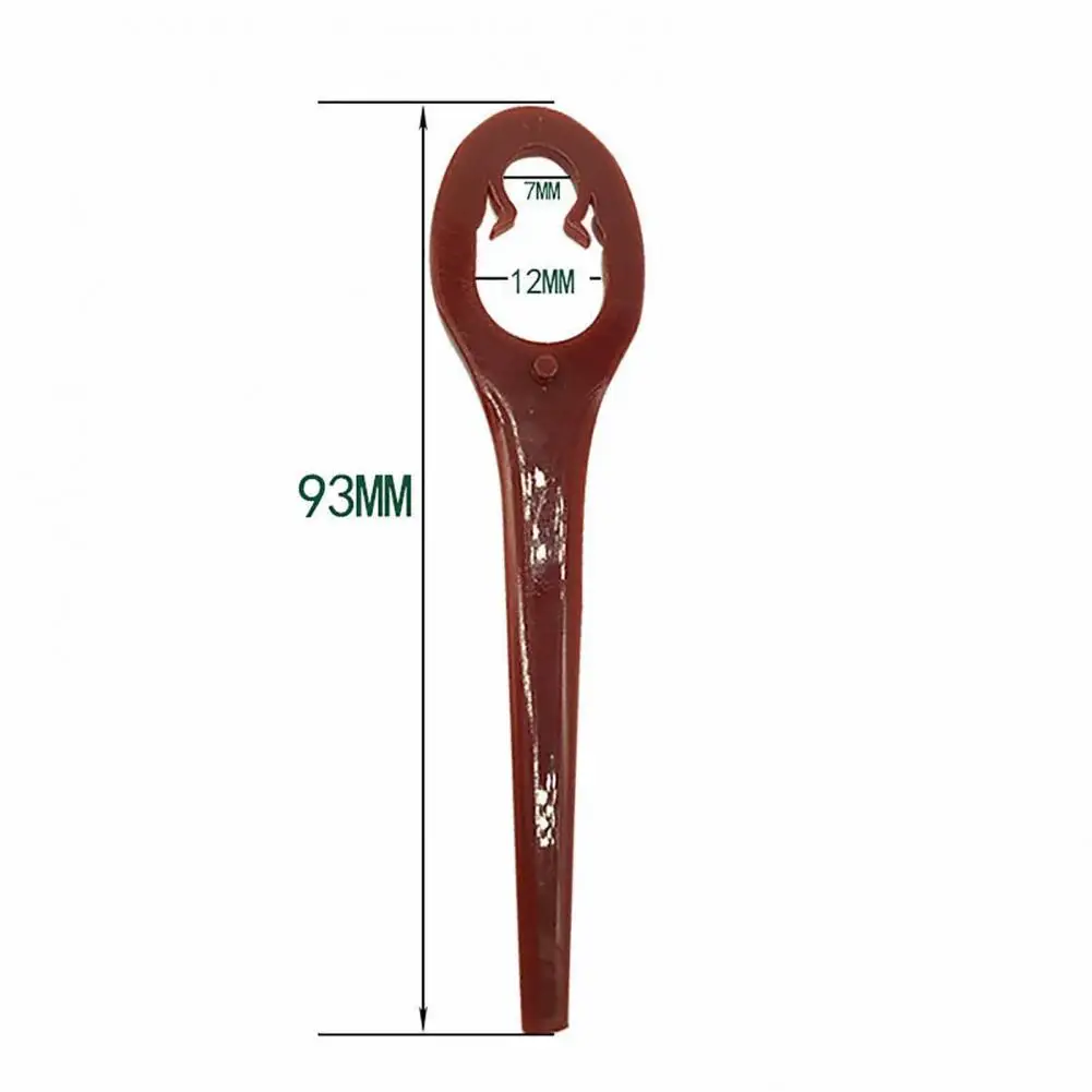 100Pcs Mower Blades Sharp Easy to Install Gourd Shaped Plastic Replacement Mower Blades Cutters Grass Trimming For DK-7100
100Pcs Mower Blades Sharp Easy to Install Gourd Shaped Plastic Replacement Mower Blades Cutters Grass Trimming For DK-7100