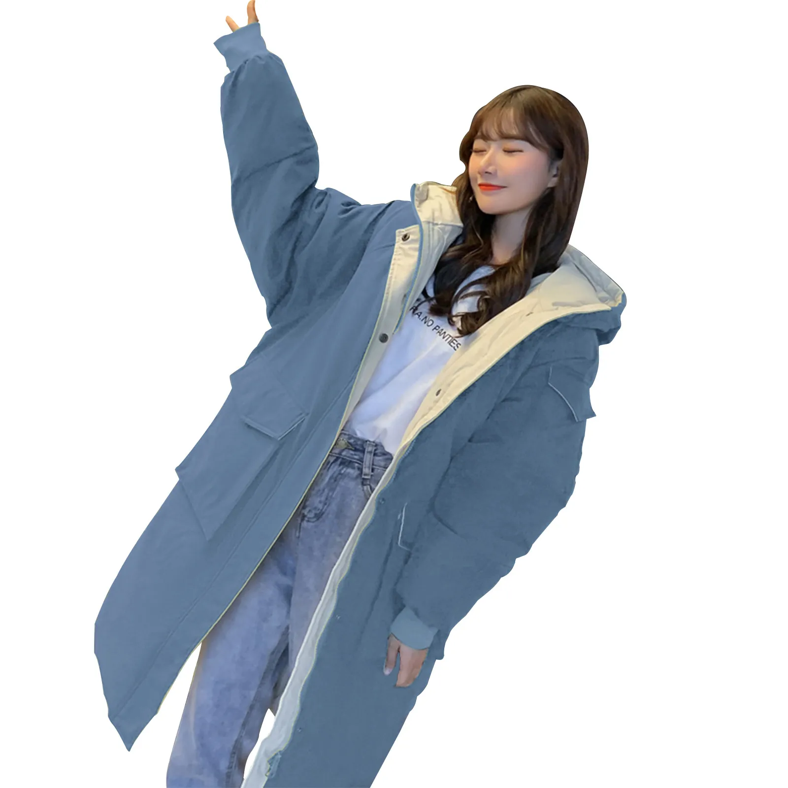 Winter Jacket Women Coats Thicken Down Cotton Padded Women Warm Plus Size Buttons Zipper Coat Jacket Solid Long Thick Outerwear 
Winter Jacket Women Coats Thicken Down Cotton Padded Women Warm Plus Size Buttons Zipper Coat Jacket Solid Long Thick Outerwear