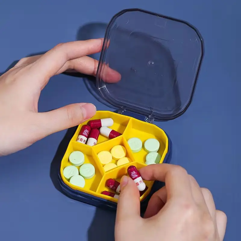 New Travel Convenient Medicine Pill Box Mini 5 Grids Pills Dispenser Pill Organizer Tablet Pillbox Case Container Drug Divider
New Travel Convenient Medicine Pill Box Mini 5 Grids Pills Dispenser Pill Organizer Tablet Pillbox Case Container Drug Divider