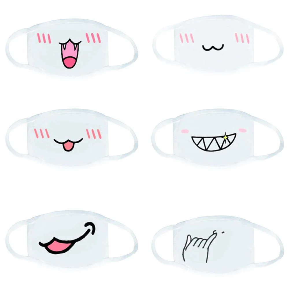 1PCS White Mask Funny Cute Anime Mouth Face Mask Cosplay Accessories Props Party Mask Reusable Warm Cotton Dustproof Mouth Cover
1PCS White Mask Funny Cute Anime Mouth Face Mask Cosplay Accessories Props Party Mask Reusable Warm Cotton Dustproof Mouth Cover
