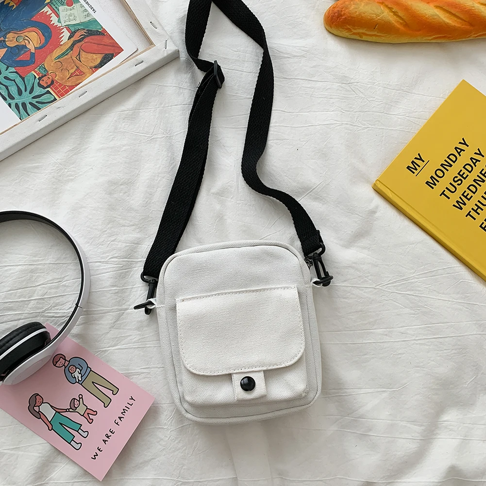 Fashion Exquisite Shopping Bag Women Canvas Small Shoulder Bags Korean Casual Solid Color Crossbody Phone Purse
Fashion Exquisite Shopping Bag Women Canvas Small Shoulder Bags Korean Casual Solid Color Crossbody Phone Purse