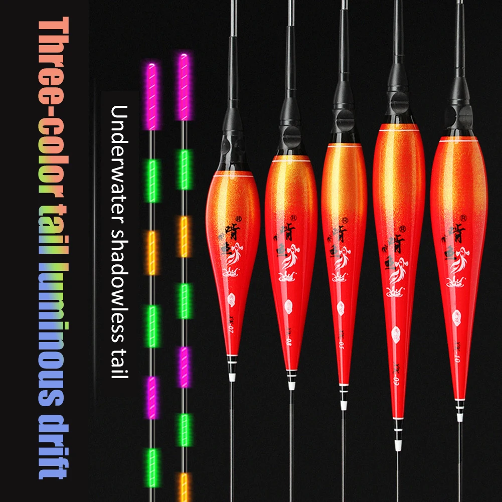 Electric Fishing Floats High Sensitivity 3-Color Luminous Nano Bobbers Night Fishing Tackle Accessories
Electric Fishing Floats High Sensitivity 3-Color Luminous Nano Bobbers Night Fishing Tackle Accessories