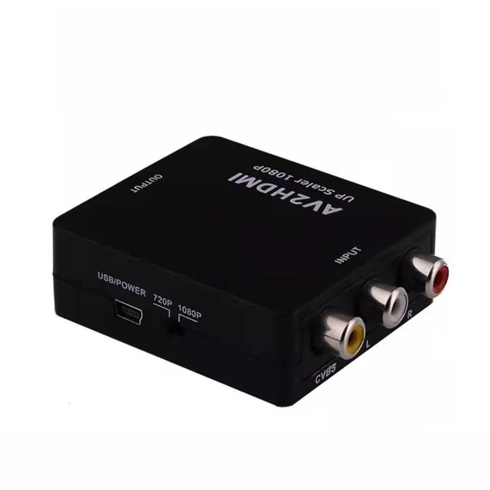 AV/RCA CVBS to HDMI-compatible 1080P Video Converter MINI AV2HD Adapter Converter Box For HDTV Projector Set top box DVD
AV/RCA CVBS to HDMI-compatible 1080P Video Converter MINI AV2HD Adapter Converter Box For HDTV Projector Set top box DVD